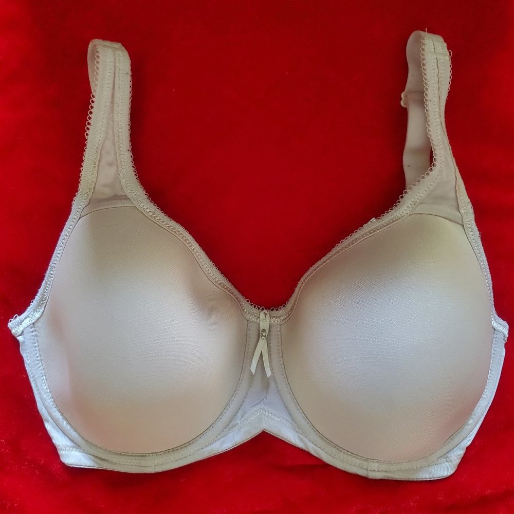 DELIMIRA Women's T-Shirt Full Coverage Plus Size Seamless Padded Underwire Bra